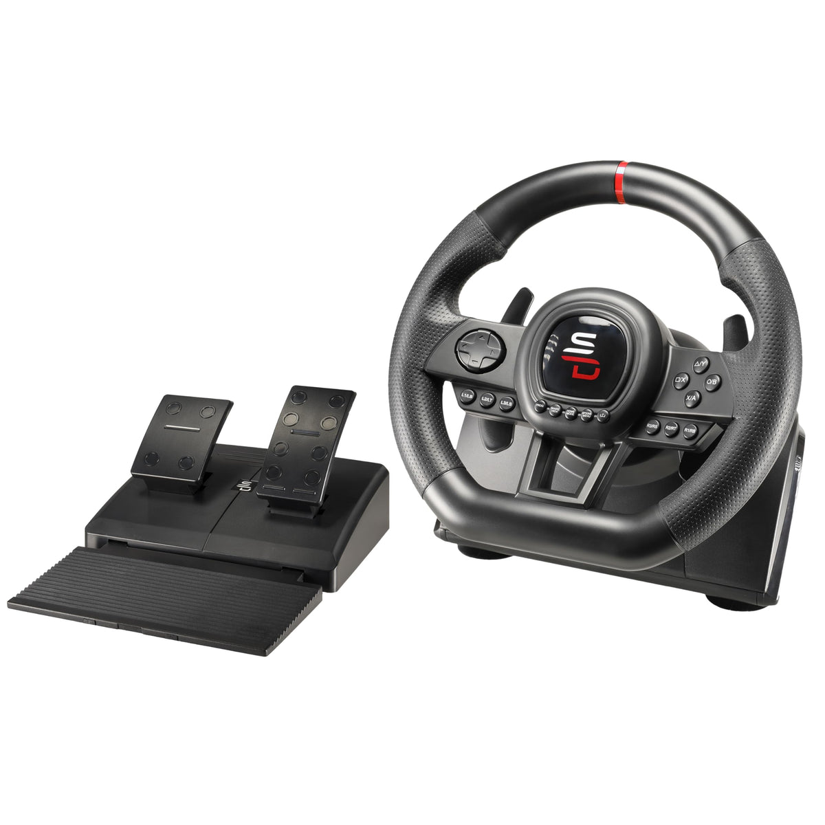 Gaming Steering Wheel with Pedals W9460