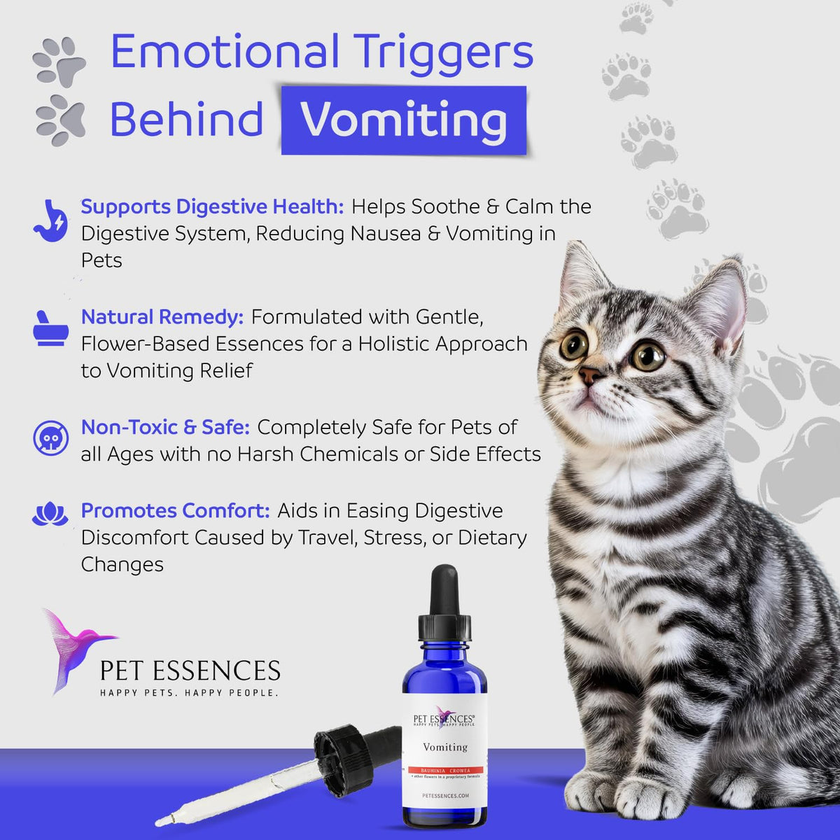 1 oz Natural Flower Essences for Dogs, Cats & Horses O689