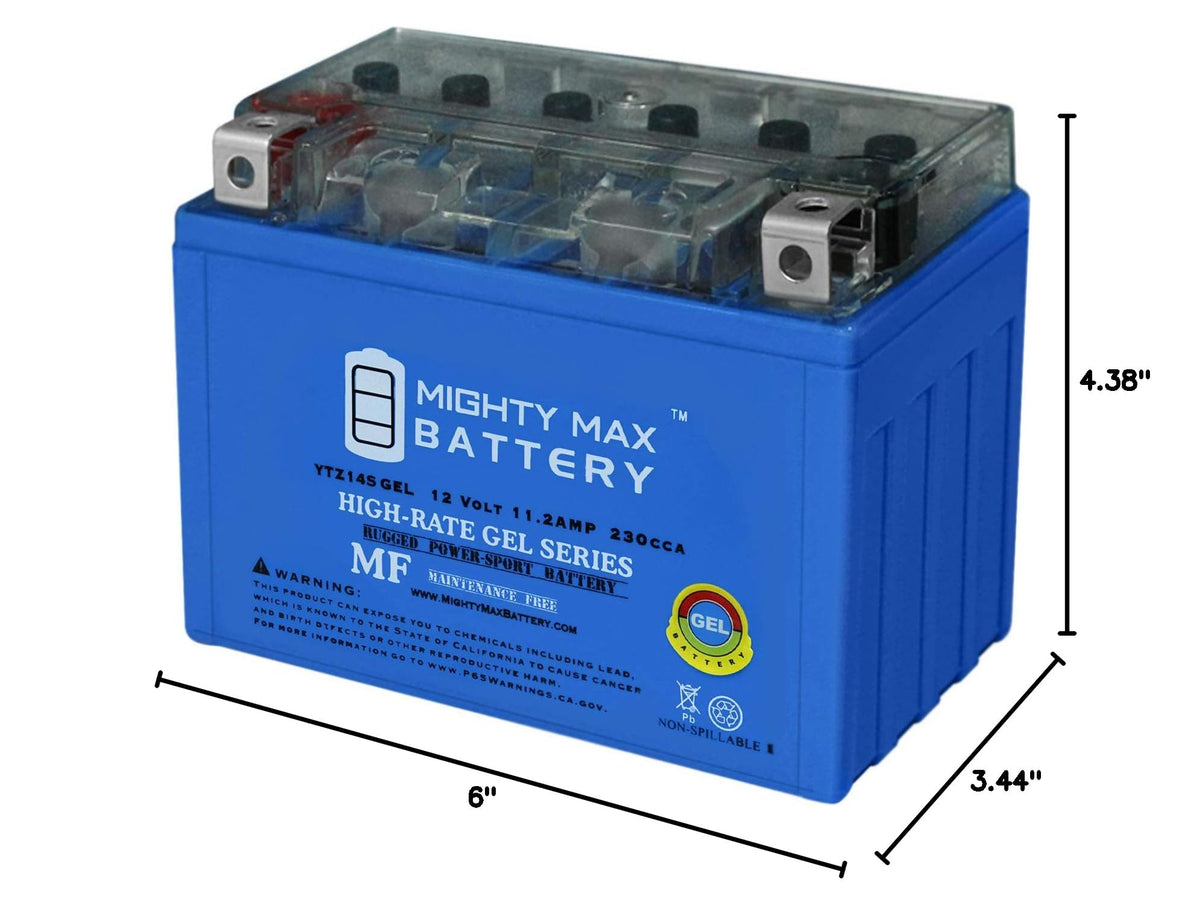 YTZ14S GEL Replacement Battery K54889