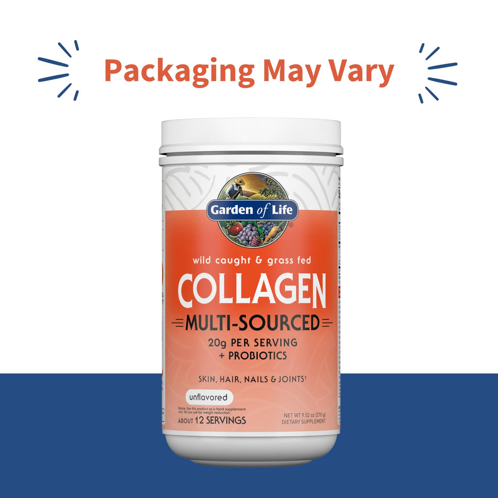 Marine & Grass-Fed Collagen Peptides Powder with Probiotics & BCAAs Unflavored X153877