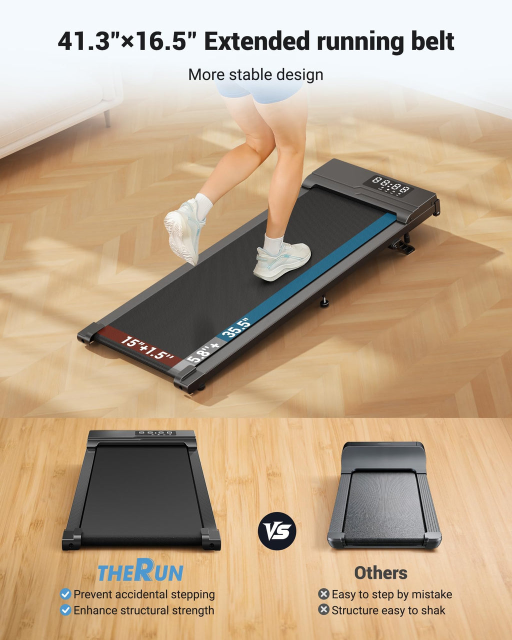 8% Incline Walking Pad A52655
