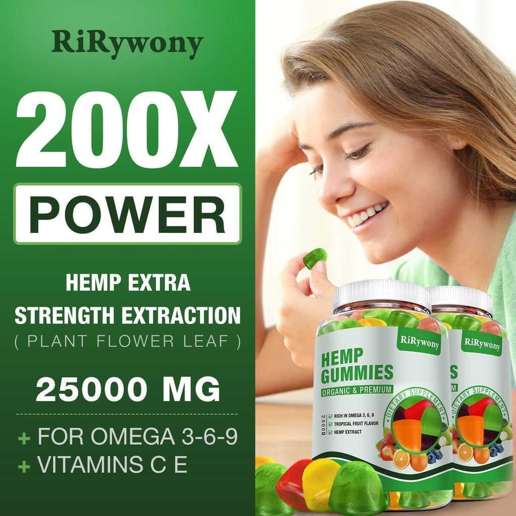 Hemp Gummies 3 Packs 240 Counts O637106