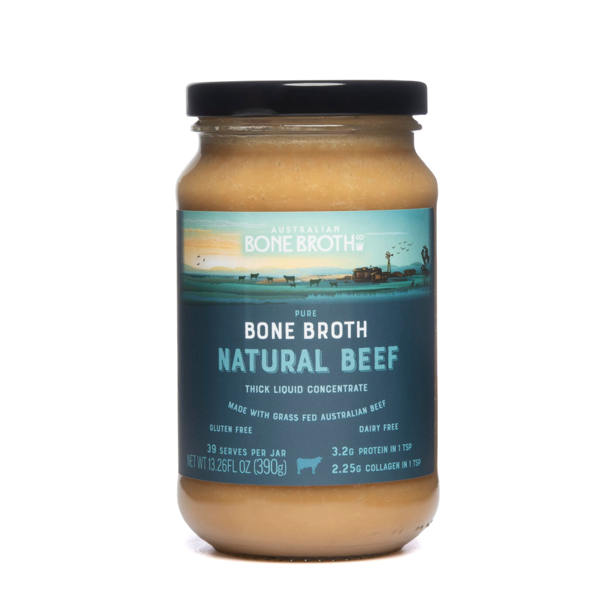 Natural Beef Bone Broth Concentrate 13.26 Floz N366