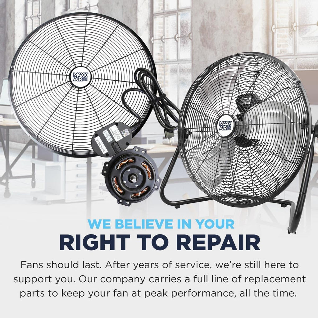 20 Inch 3-Speed High Velocity Wall Fan W9960