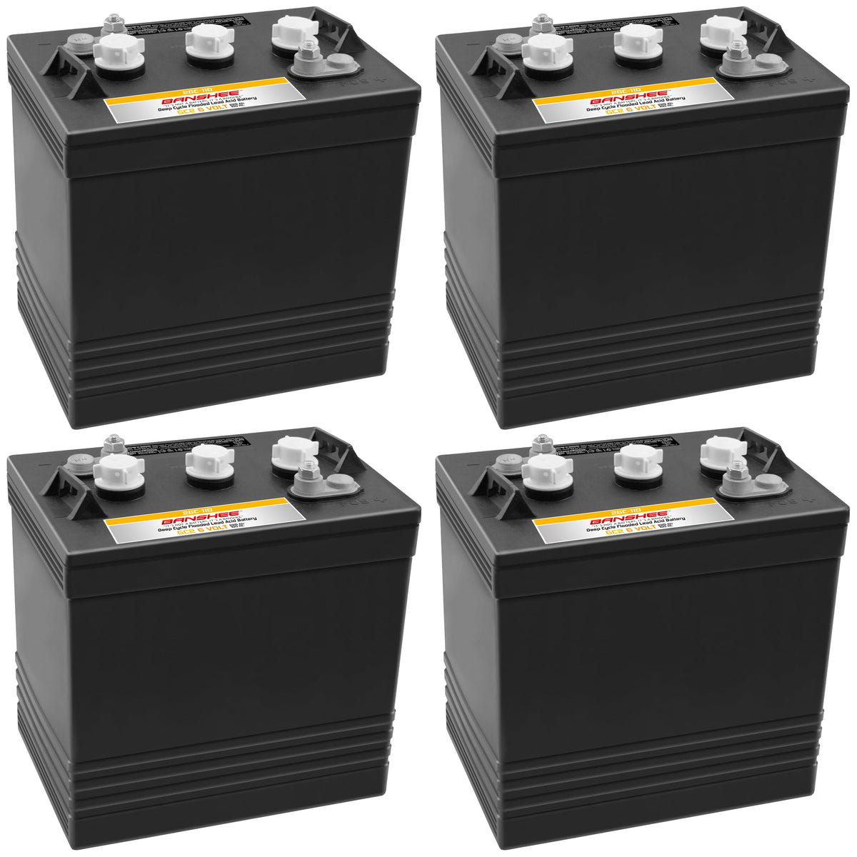 220Ah Deep Cycle Golf Cart Batteries 4-Pack L1762