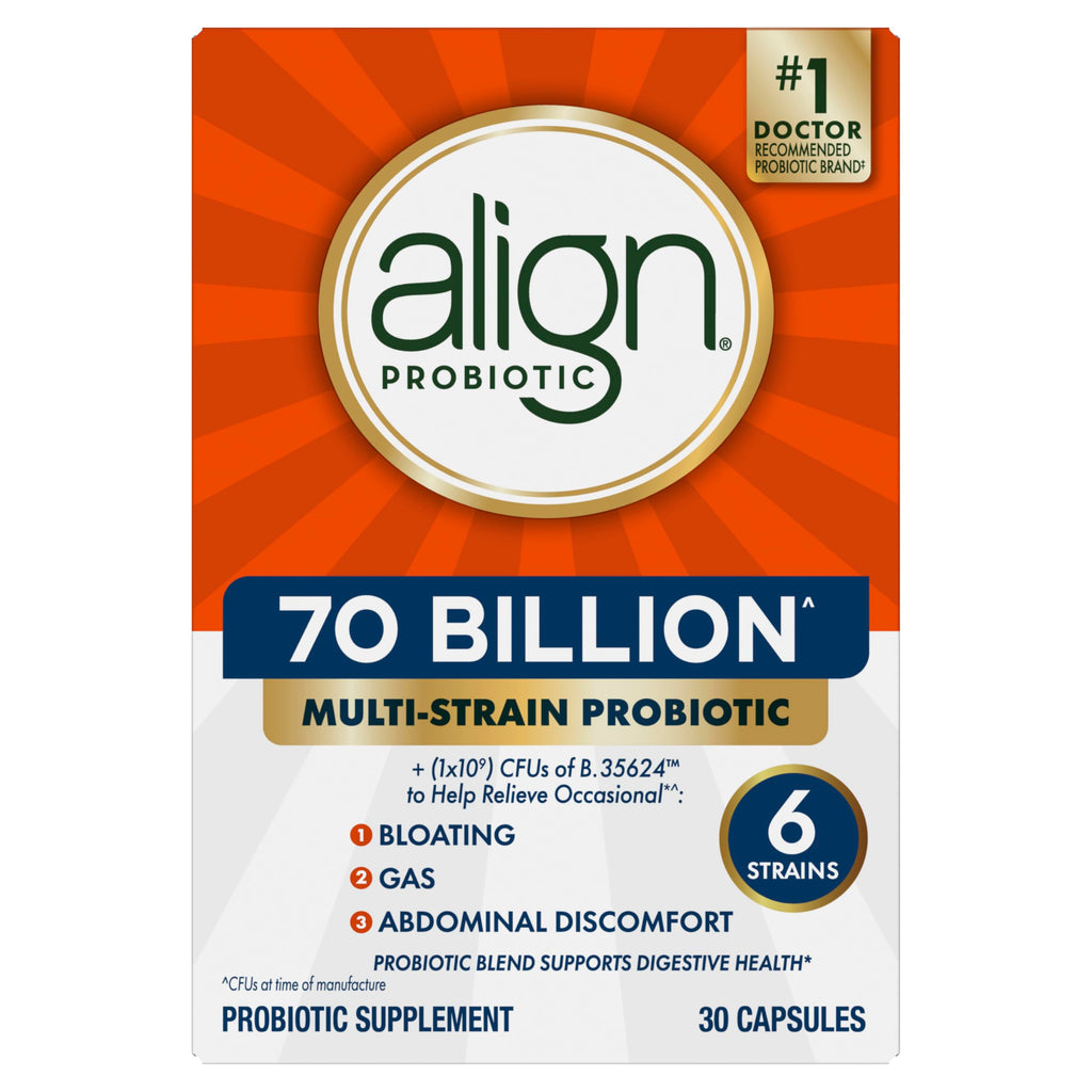 70 Billion CFU 6 Strain Blend Probiotic 30 Capsules M304