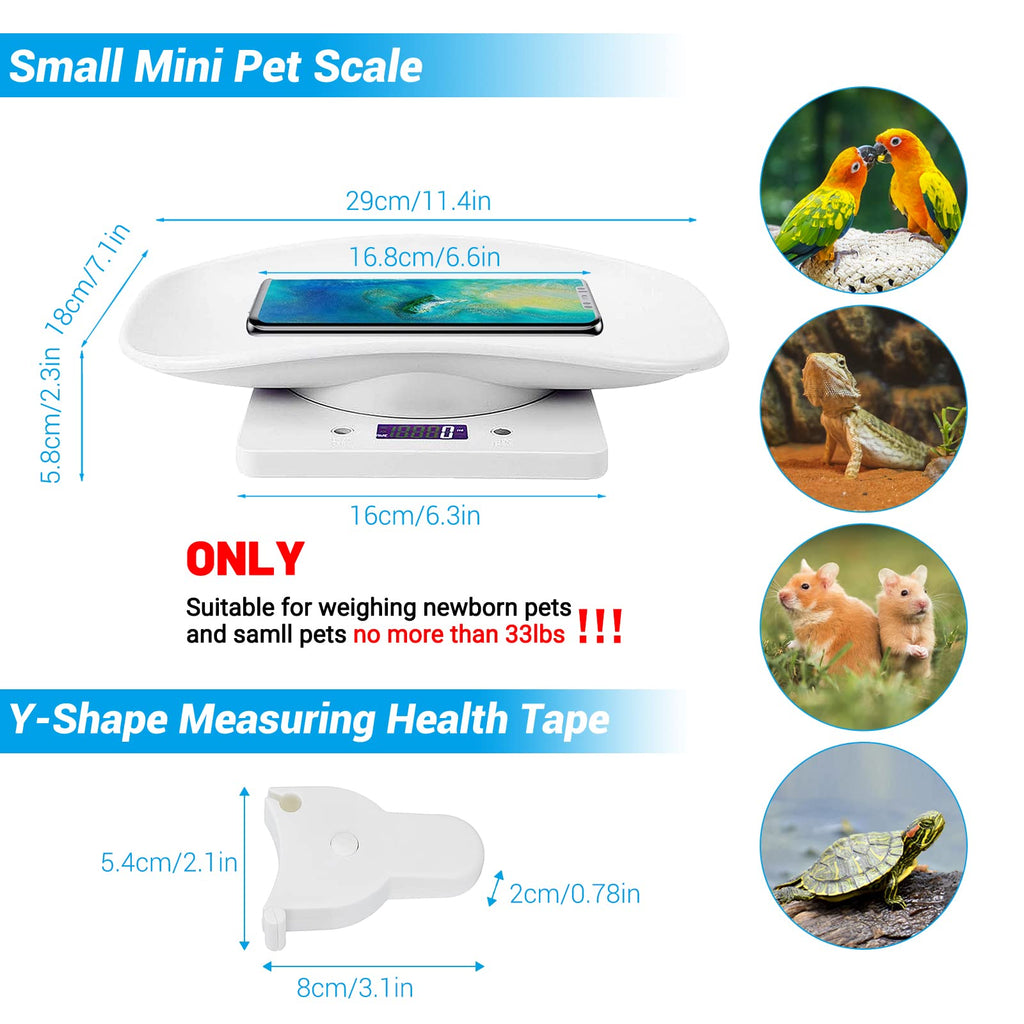 Digital Pet Scale with Tape Measure A8521