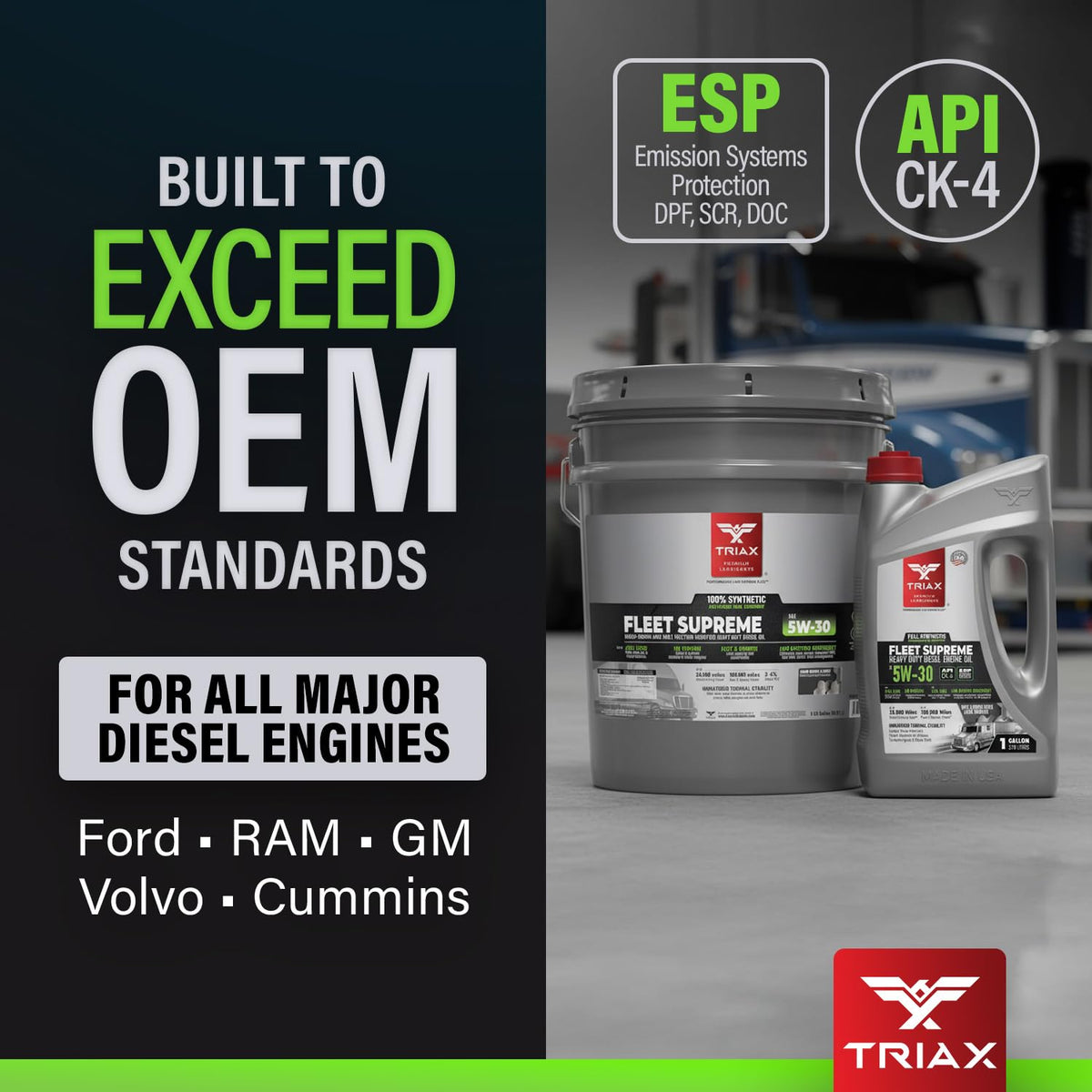 5W-30 Full Synthetic Diesel Engine Oil 5 Gallon S8298