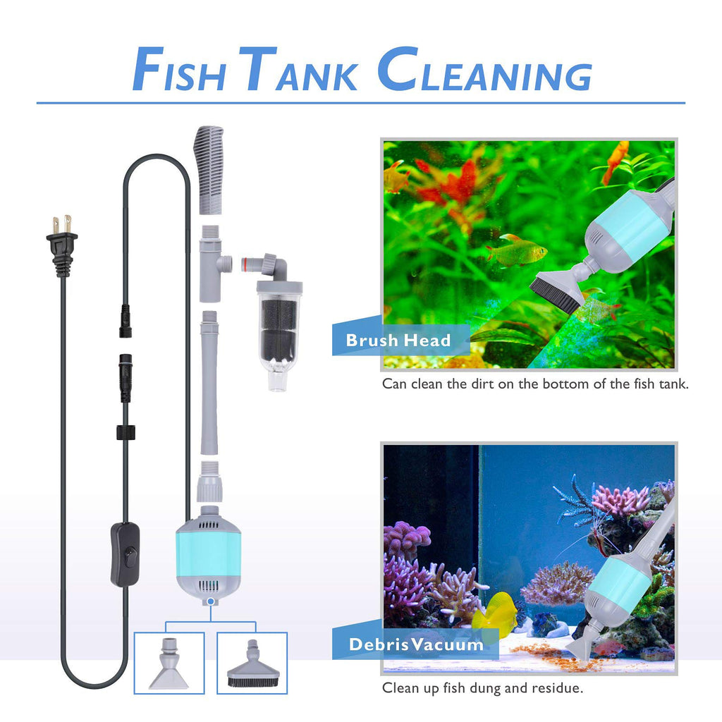 5 in 1 Aquarium Gravel Cleaner Tool Set 15W B5827