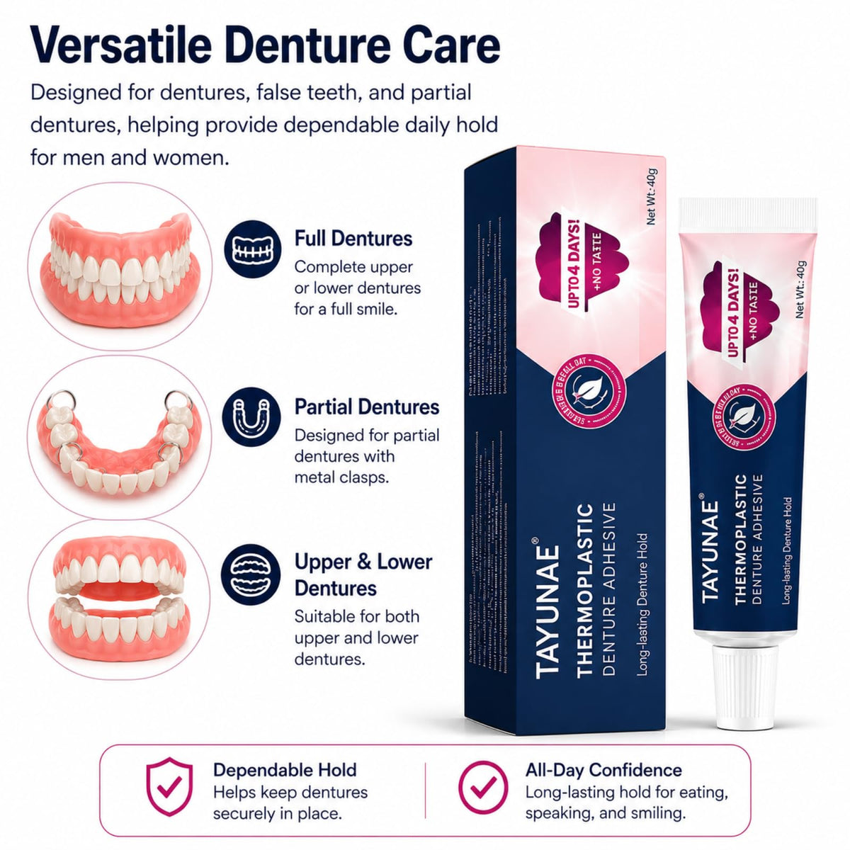 Adhesive Cream Denture Kit R555
