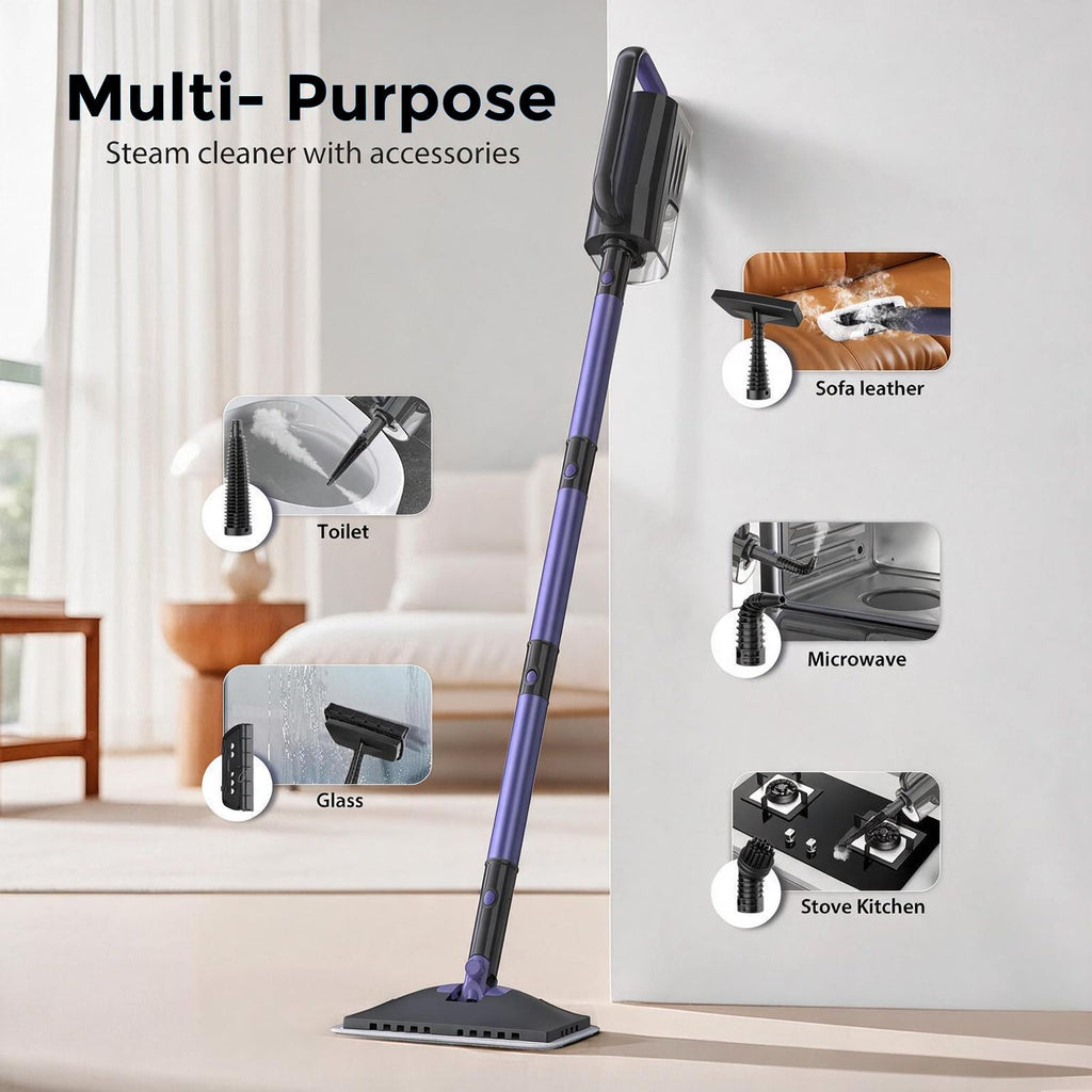 6-in-1 Lightweight Steam Mop with 23FT Cable A65227