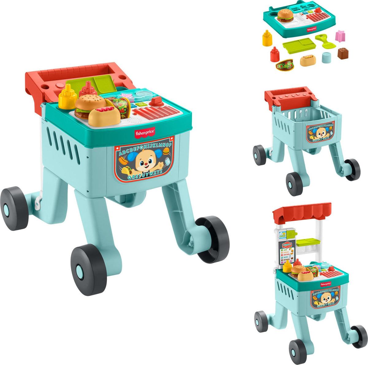Baby Learning Toy 4-in-1 Walker with 14 Pieces K4010