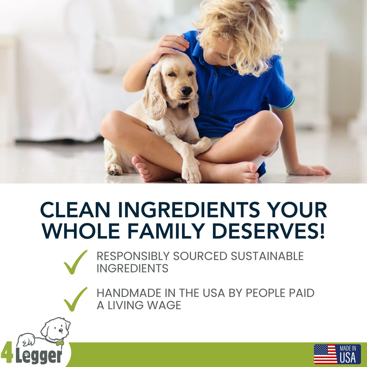 Certified Organic Hypoallergenic Dog Shampoo with Aloe and Lemongrass 16 oz R7354