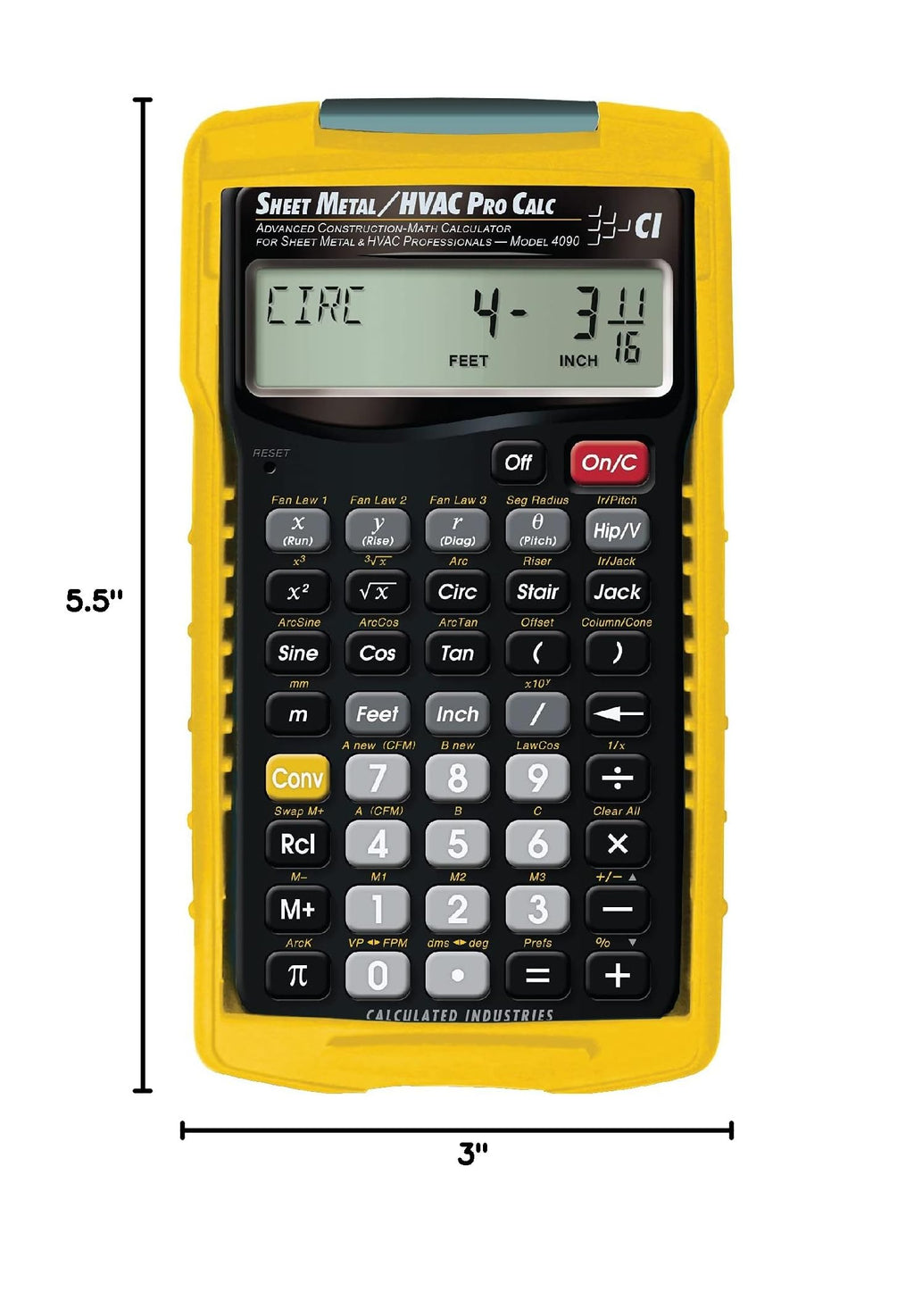 Sheet Metal HVAC Calculator M315835