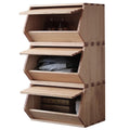 Solid Wood Storage Chests with Lids K15256