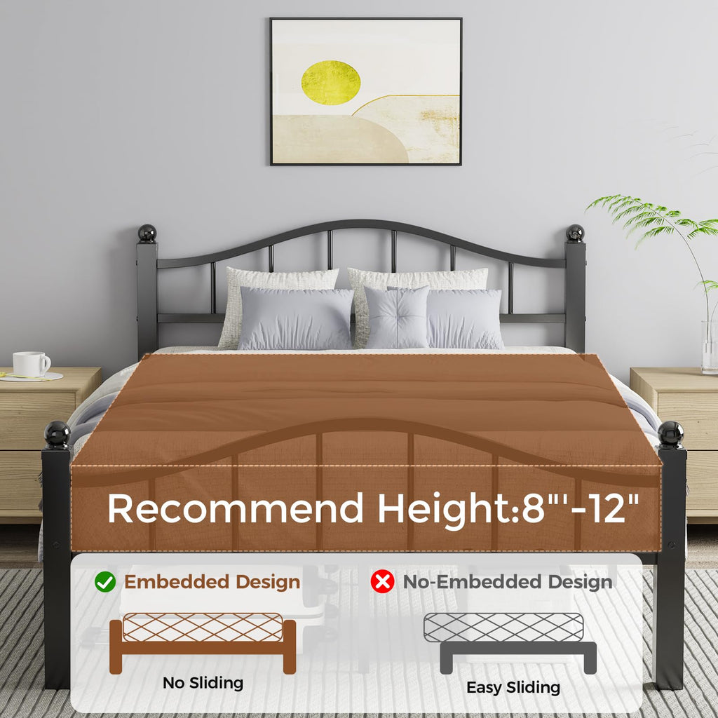 Full Size Bed Frames with Headboard G188