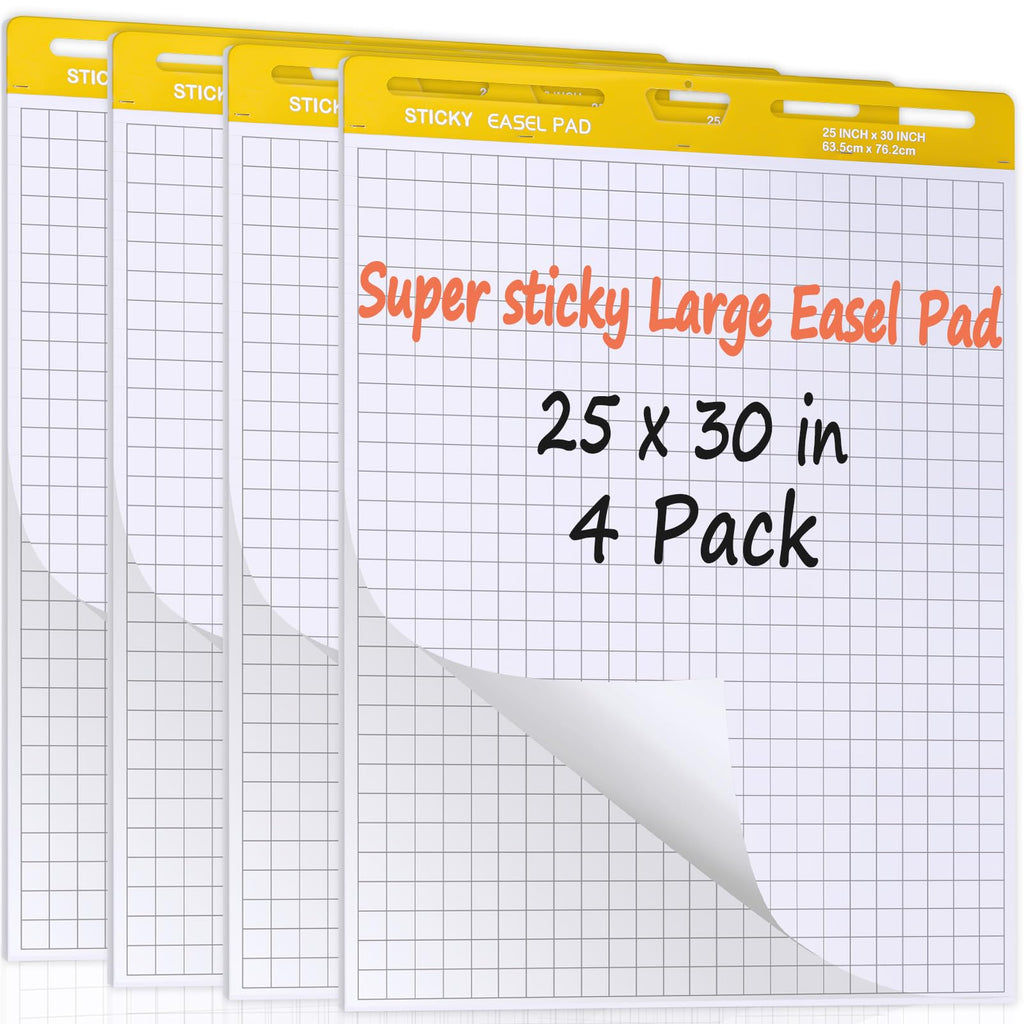 Chart Paper Grid Sticky Easel Pad Y72438