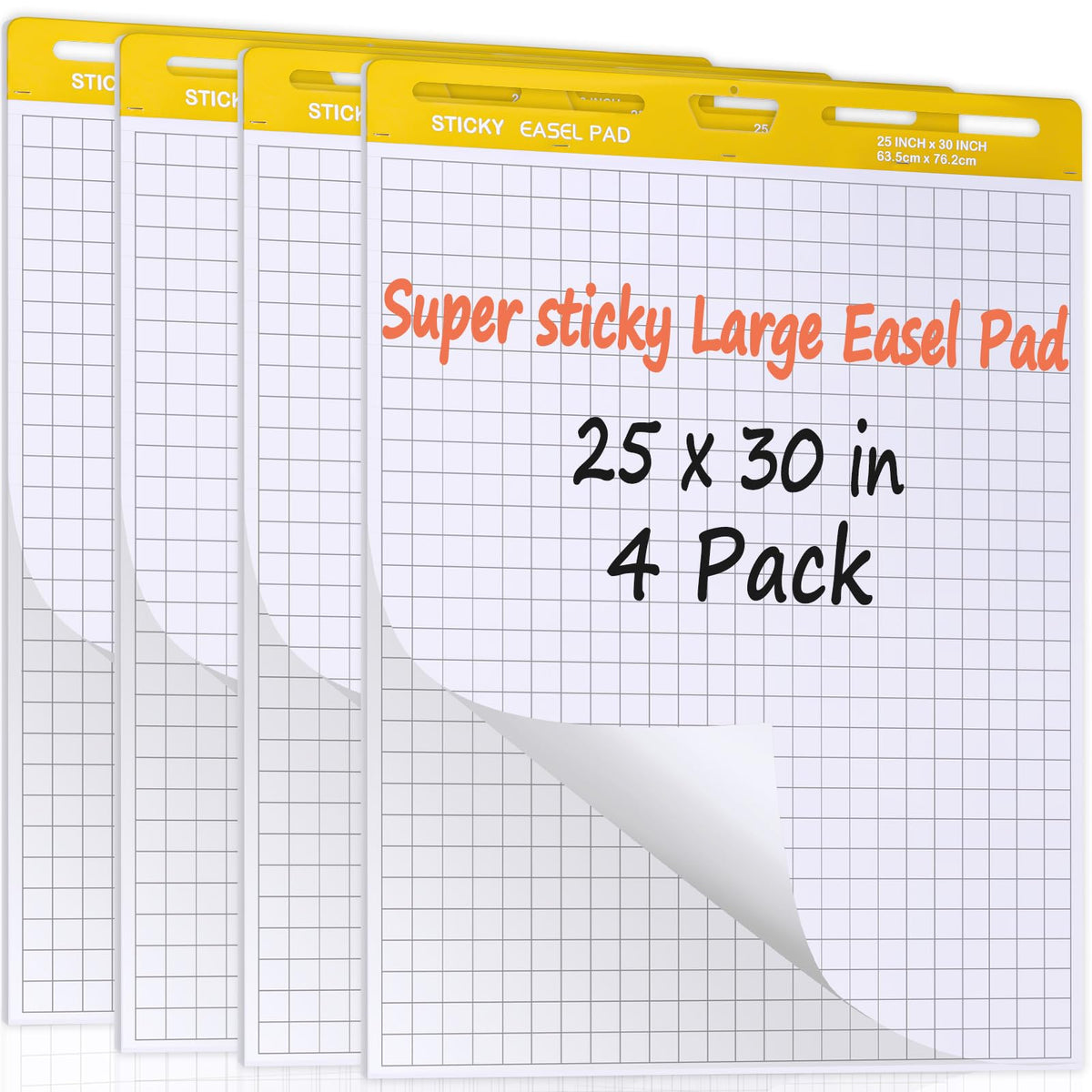 Chart Paper Grid Sticky Easel Pad Y72438