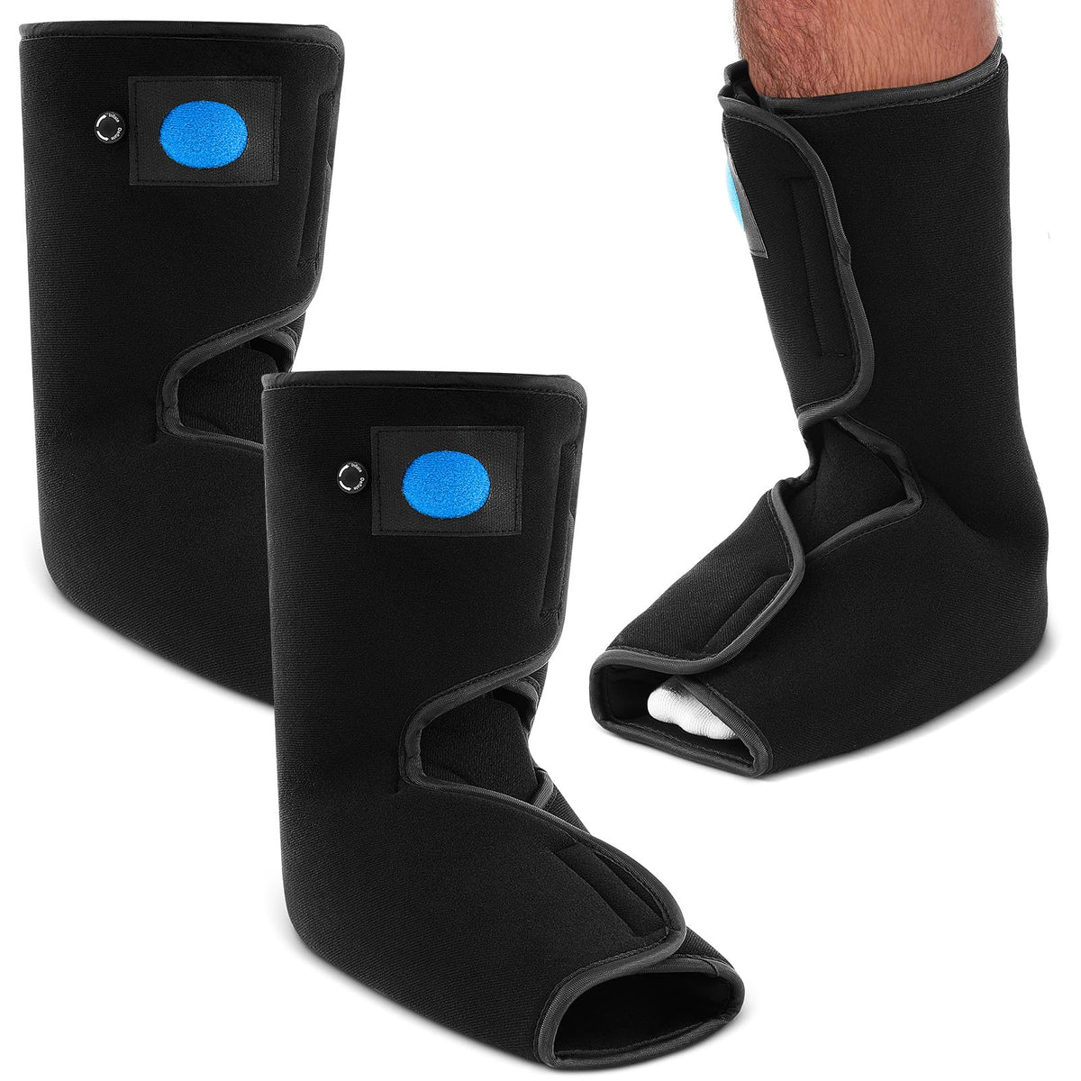 2 Pcs Short Air Cam Walking Boot with Adjustable Bladder & Knob N7222