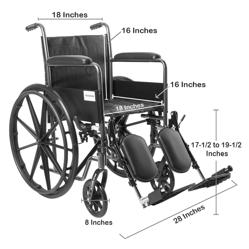 Black 18 in Wheelchair D1820
