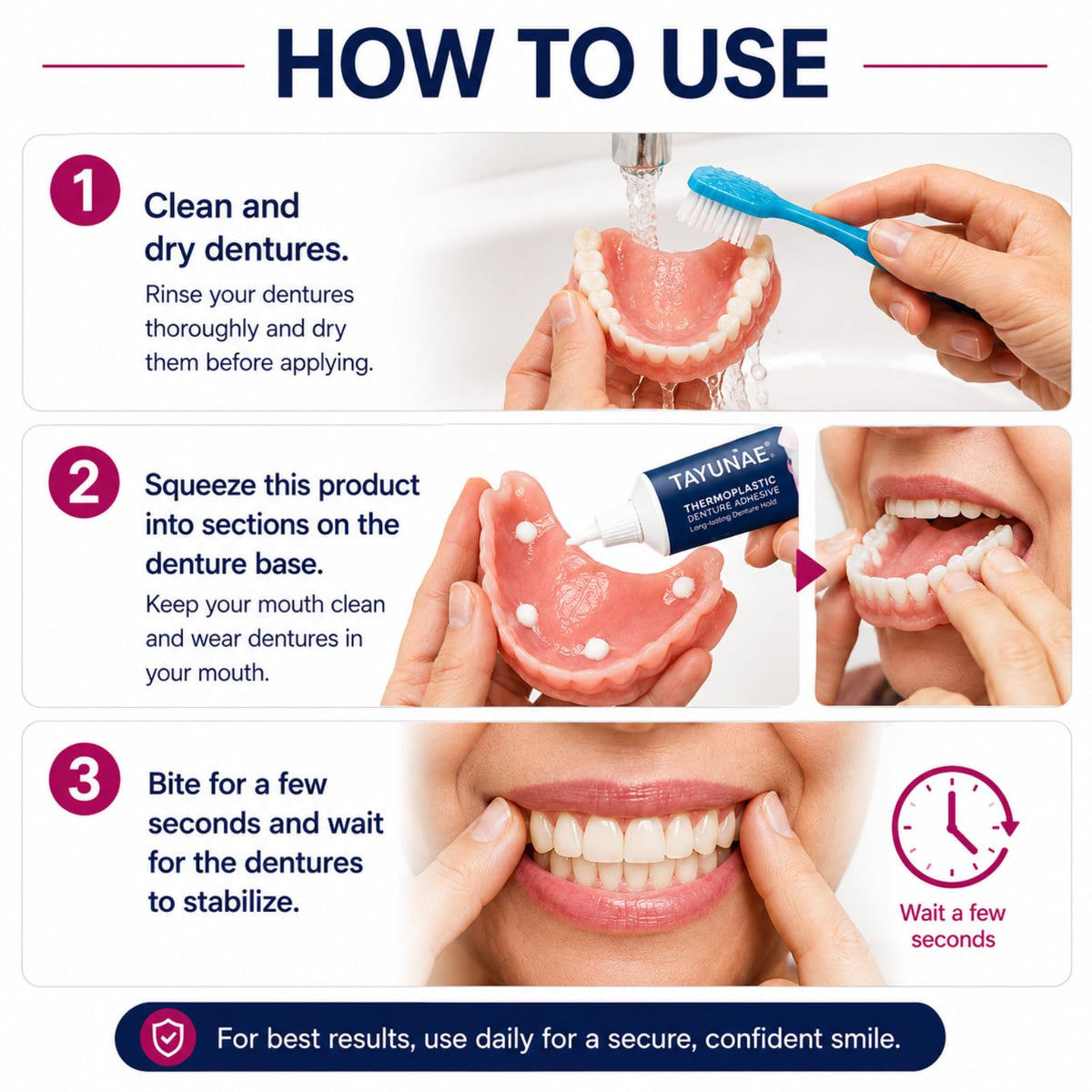 Adhesive Cream Denture Kit R555