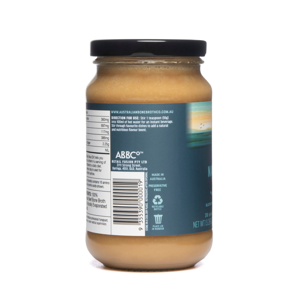 Natural Beef Bone Broth Concentrate 13.26 Floz N366