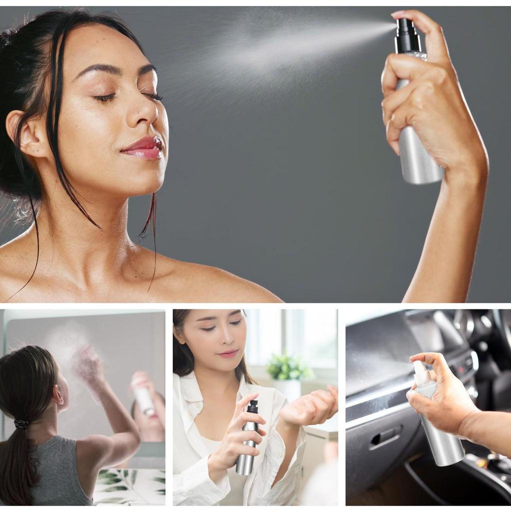 5 Pc 80 ml Aluminum Fine Mist Spray Bottles A620222