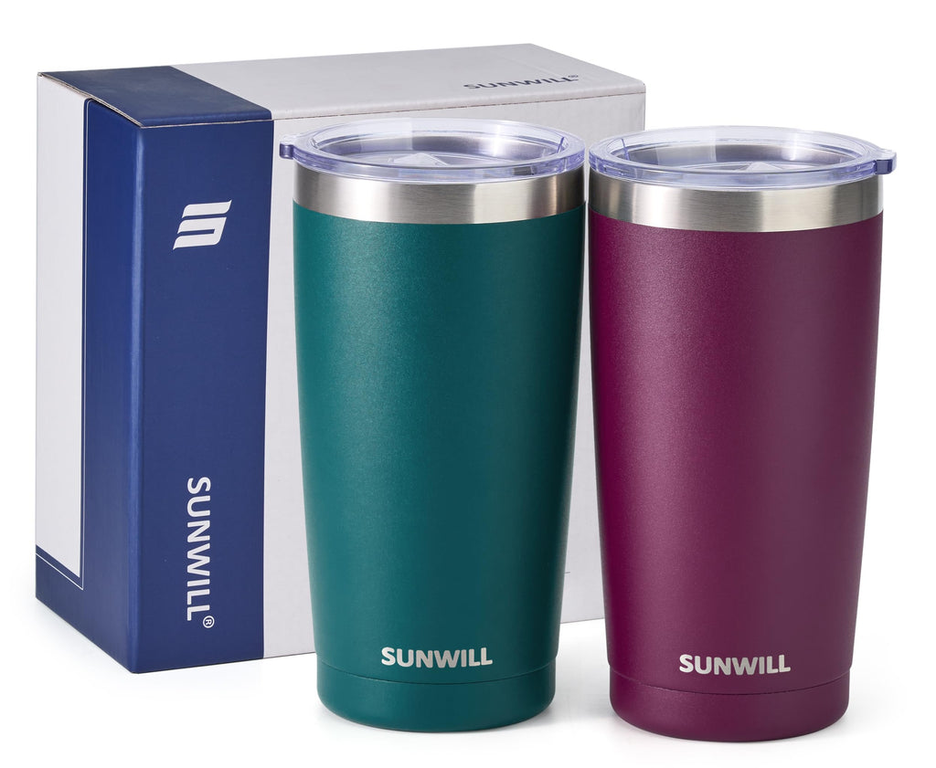 20 oz Insulated Stainless Steel Tumbler Set of 2 D114752