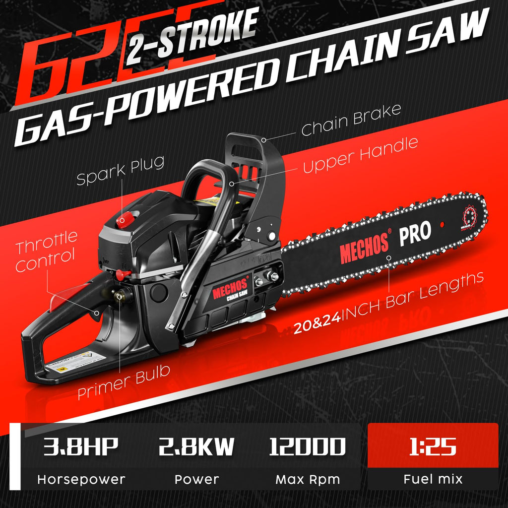 20 & 24 Inch Gas Chainsaw X2002