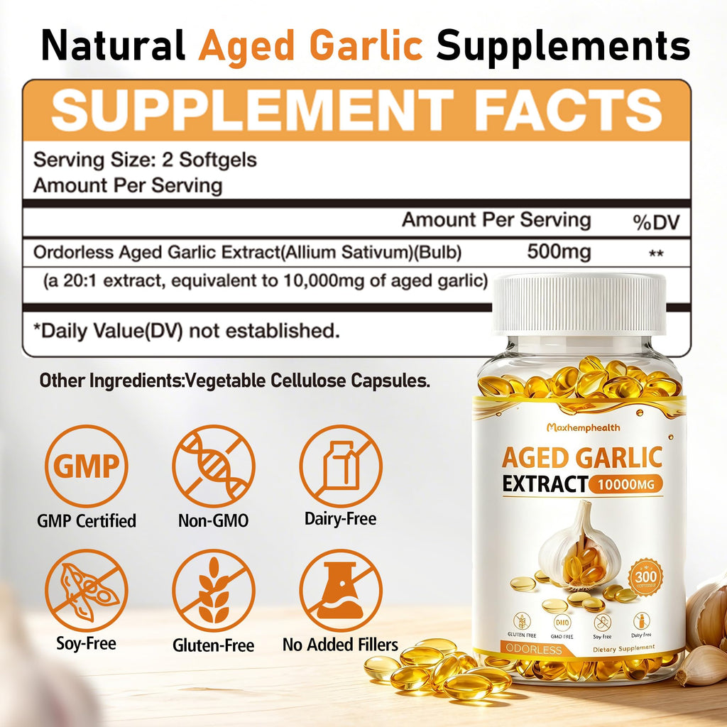 Aged Garlic Extract 300 Softgels C211