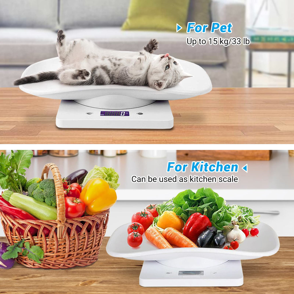 Digital Pet Scale with Tape Measure A8521