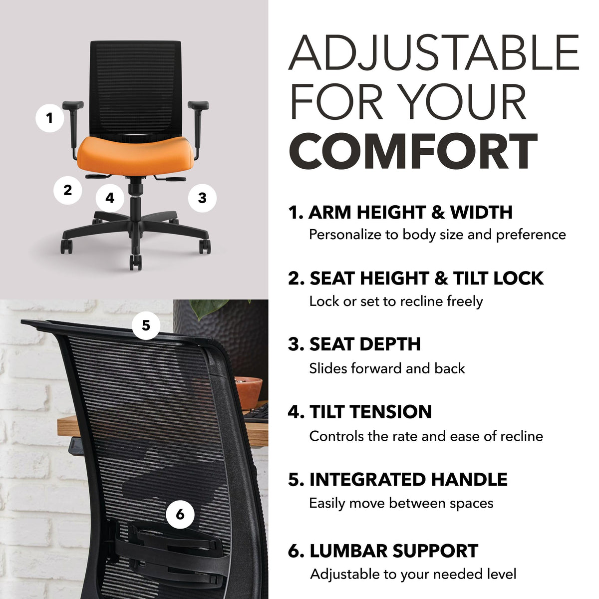 Apricot Ergonomic Office Chair I380