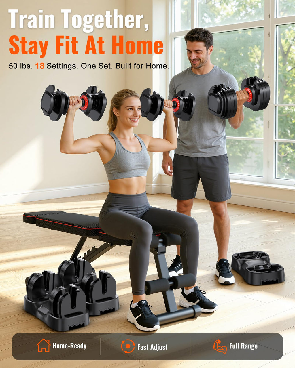 Adjustable Dumbbell Set J7107