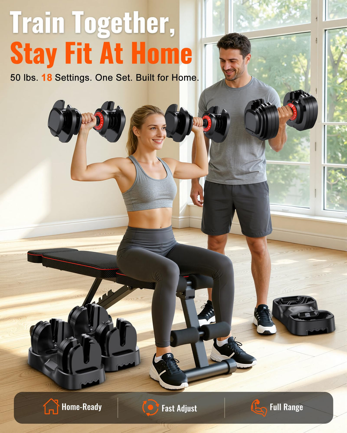 Adjustable Dumbbell Set J7107