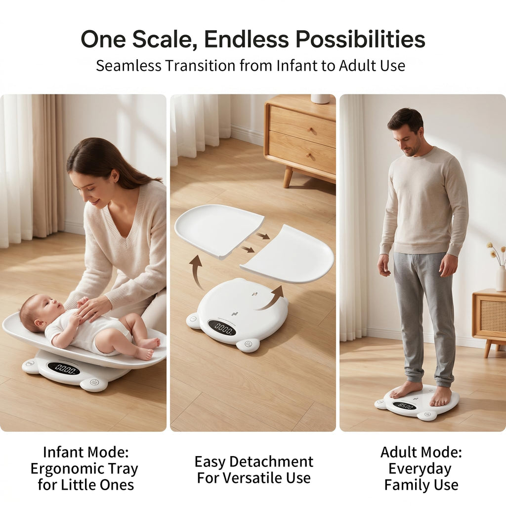 White Digital Baby Scale C6415