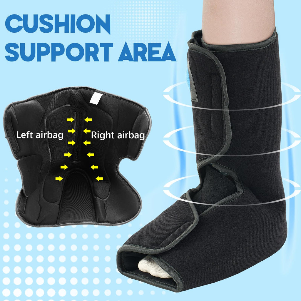 2 Pcs Short Air Cam Walking Boot with Adjustable Bladder & Knob N7222