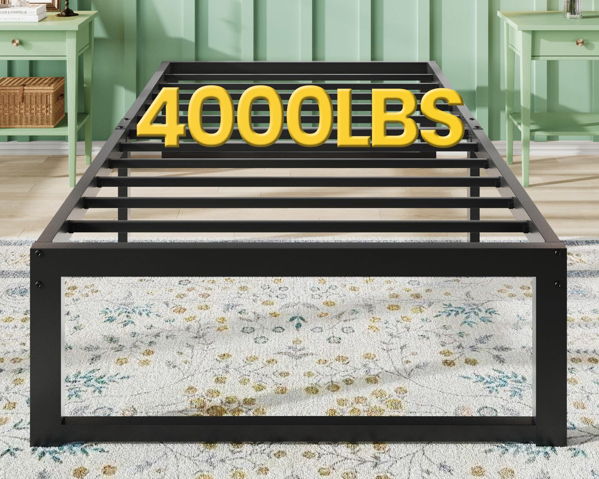 14 Inch Heavy Duty Twin Metal Bed Frame L650