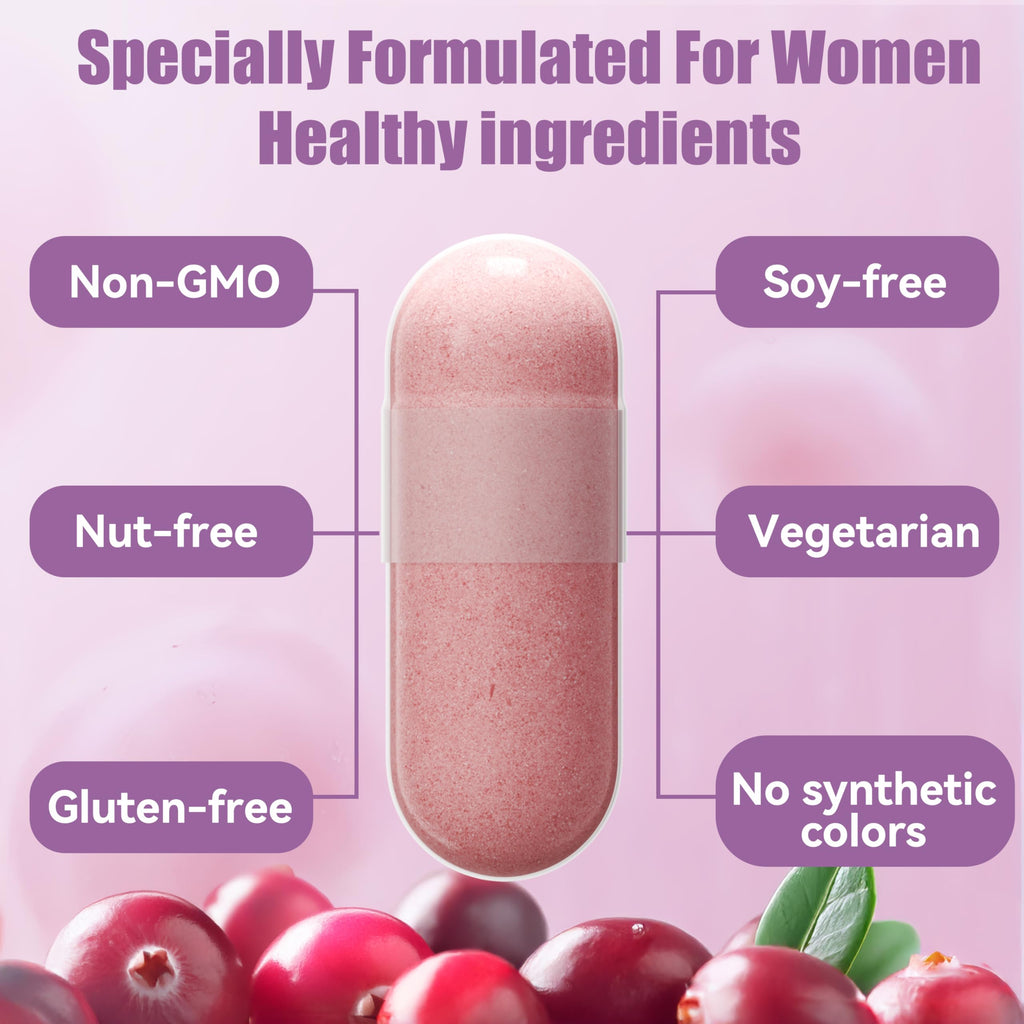 Probiotics for Women with Prebiotics & Lactobacillus Blend 30 Billion CFU, 60 Capsules C797