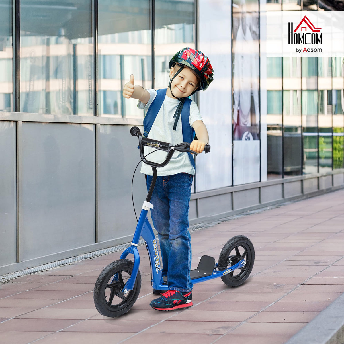 Kick Scooter for Kids 5-12 Years Old 12" EVA Tyres X904308