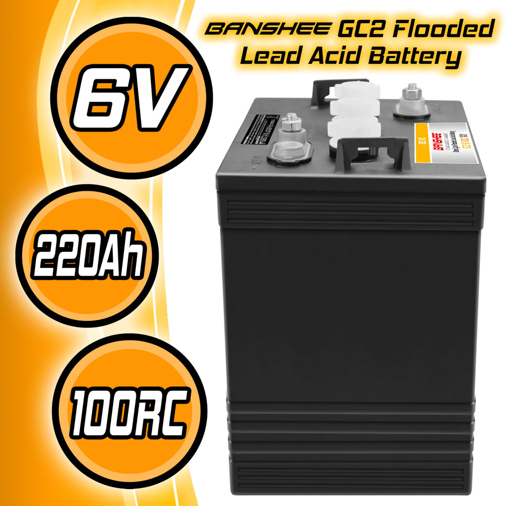 220Ah Deep Cycle Golf Cart Batteries 4-Pack L1762