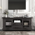 Espresso Particleboard TV Stand with Two Drawers I515