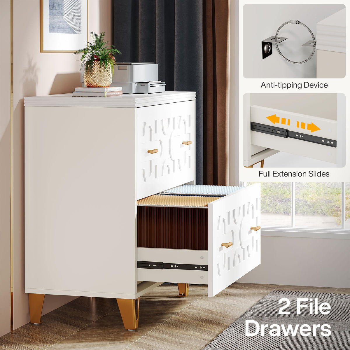 2-Drawer Lateral File Cabinet H259