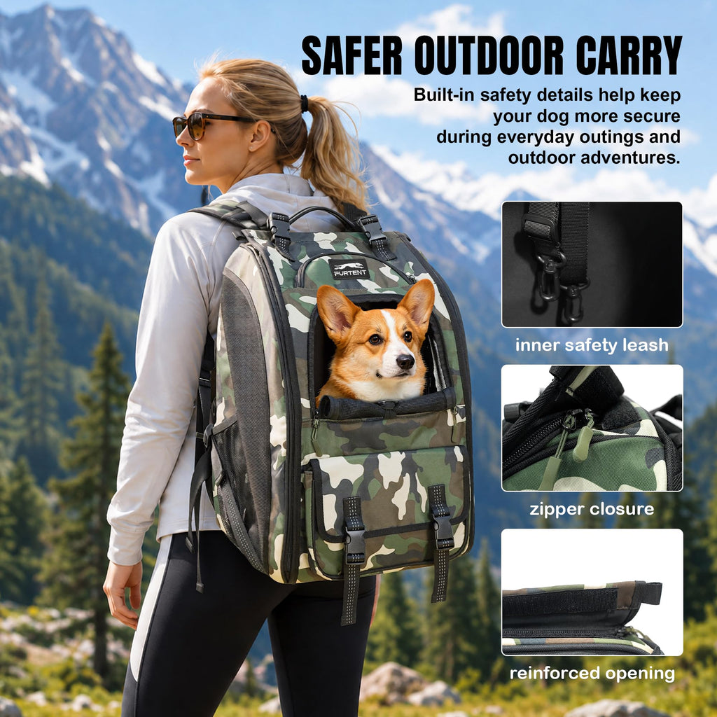 Dog Backpack Carrier Up to 20 lb R688