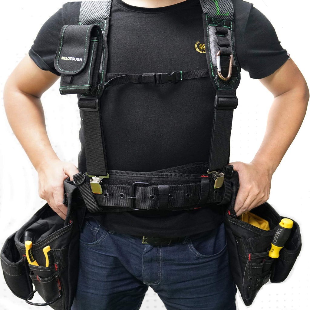 Gel Padded Tool Belt Suspenders A93569