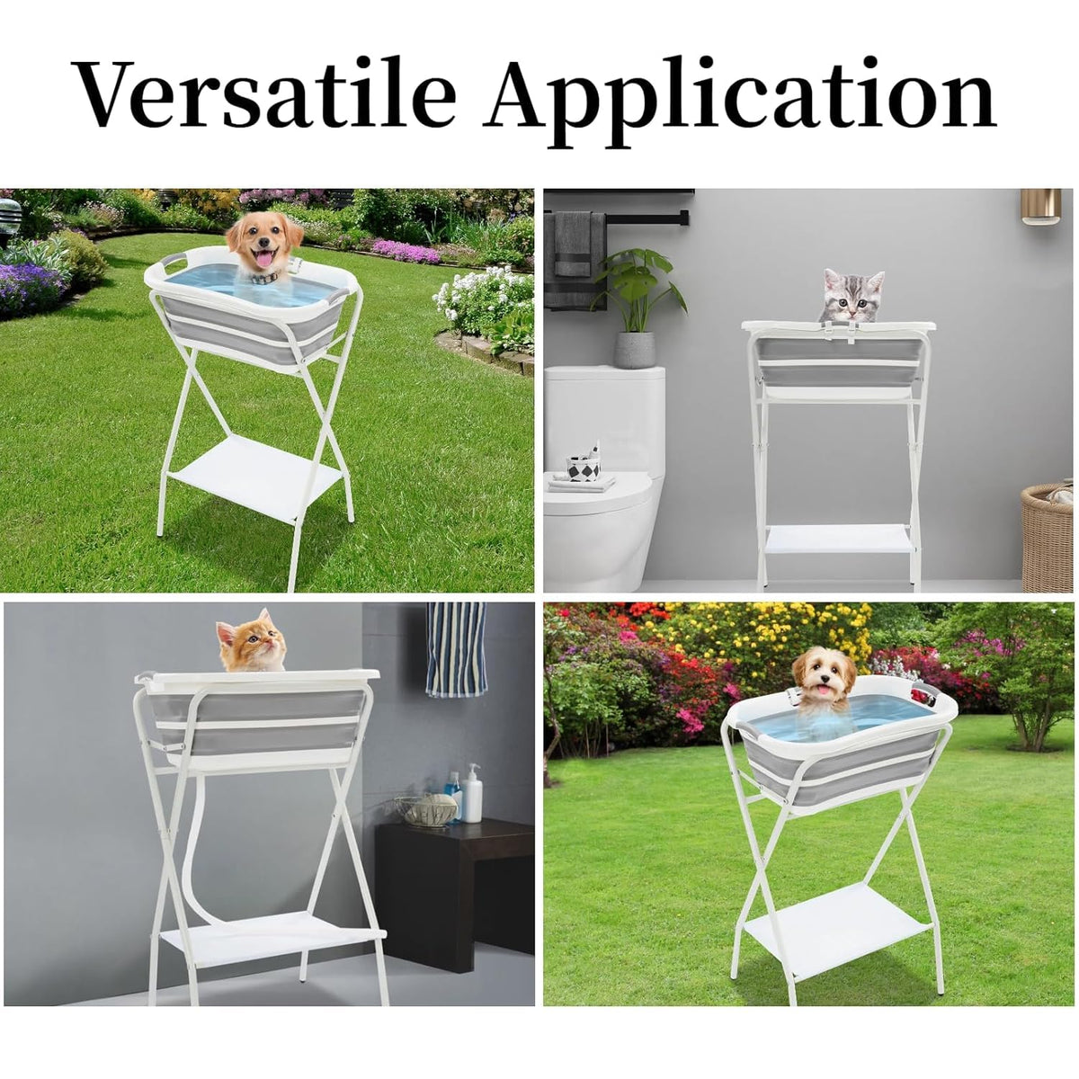 Small Dog Washing Station with Stand N813726
