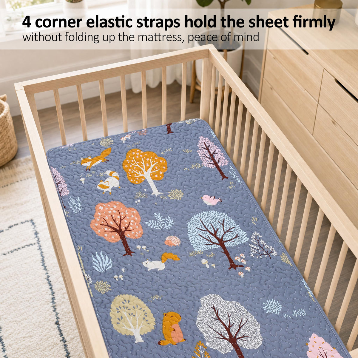 Soft Mini Crib Sheet Pack N Play Mattress Pad S126065