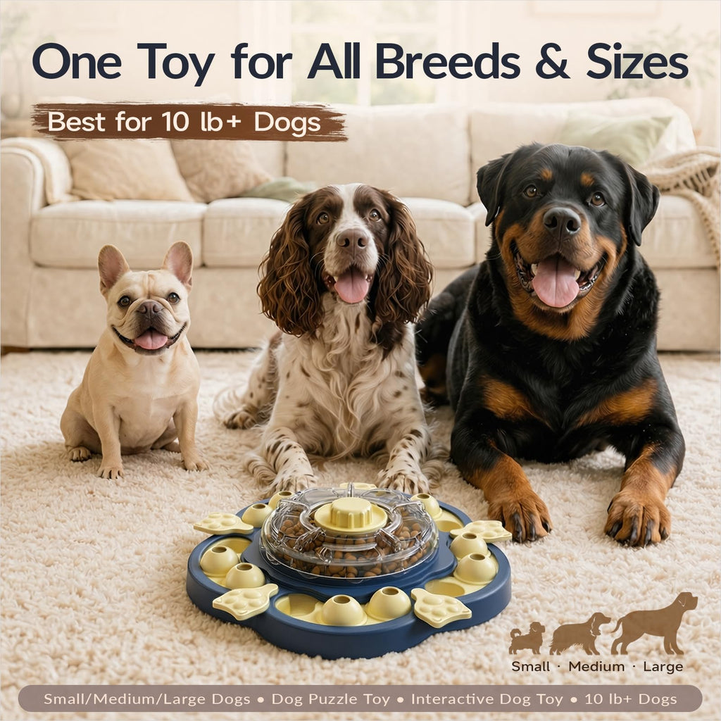 3-Level Dog Puzzle Toy Treat Dispenser E41868