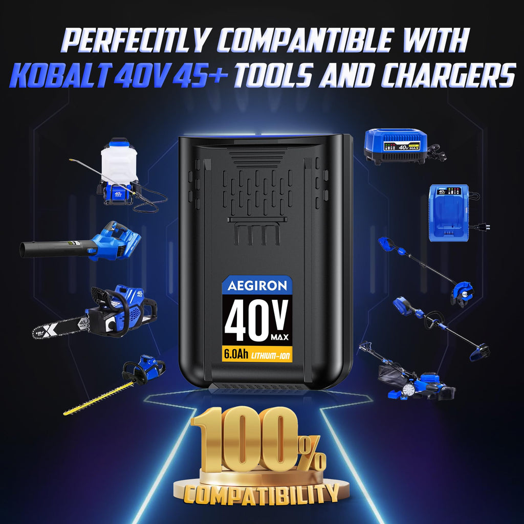 40V 6.0Ah Lithium-lon Replacement Battery M4064