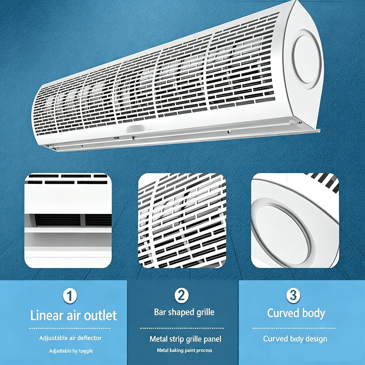 Commercial Air Curtain Blower with Remote Control B96285