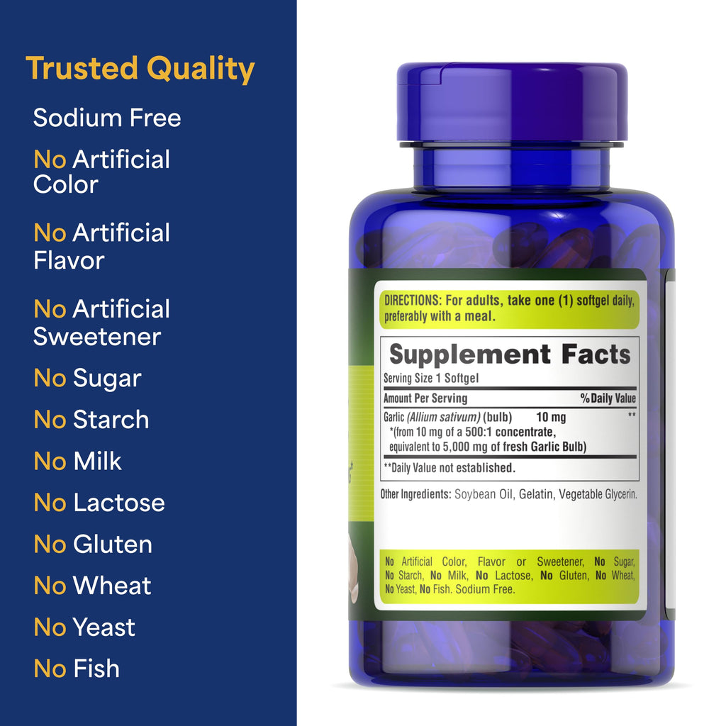 Garlic 5000mg 250 Softgels F196716